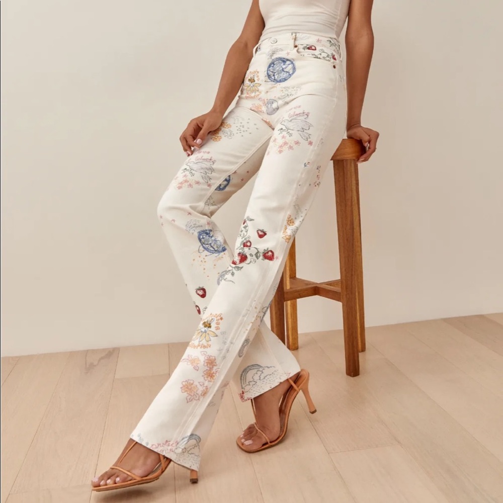 Reformation Cynthia Doodle Jeans 26